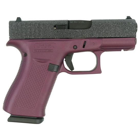Glock G43X Glitter/Black Cherry Subcompact 9mm 3.41" 10rds, Black Cherry | Buy Glock G43X Glitter/Black Cherry Subcompact 9mm 3.41" 10rds, Black Cherry
