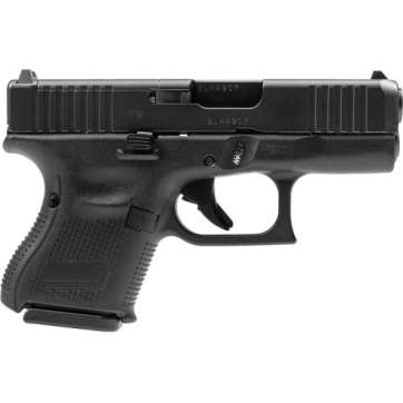 Glock G26 Gen 5 MOS 9mm 3.43″ Compact Pistol 10rds, Black – UA265S201MOS