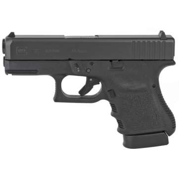Glock 36 .45 ACP Pistol, 3.77″ Barrel, Fixed Sights, Black – PR36509FGR