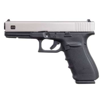 Glock 21 Gen 4 SSPVD 10 Round .45 ACP Pistol, Stainless/Black – DAV-12415