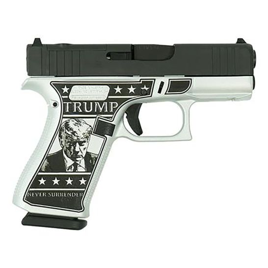 Glock 43x MOS Custom "Trump 2024 Mug Shot" 9mm 3.41" 10rd Pistol, Black - GLPX4350201FRMOSMS | Buy Glock 43x MOS Custom "Trump 2024 Mug Shot" 9mm 3.41" 10rd Pistol, Black - GLPX4350201FRMOSMS