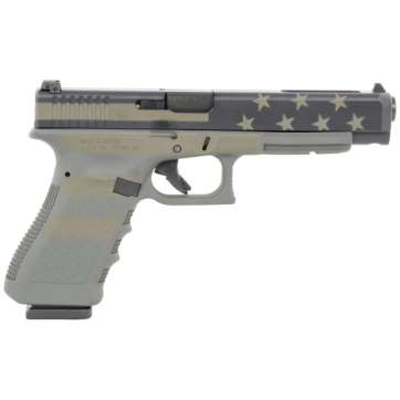 Glock 35 Gen 3 .40 S&W 5.31″ 15rds Pistol, Operator Flag Cerakote – PI3530104OP