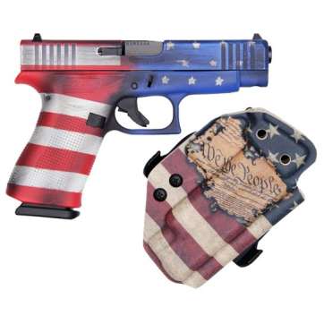 Glock 48 Constitution Carry 9mm 4.17″ 10rd, USA Flag – PA4850204-CC