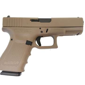 Glock 19 Gen4 9mm Pistol Magpul FDE Frame and Slide – UG1950203MPDE