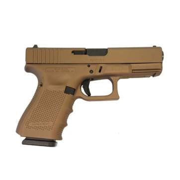 Glock 19 Gen 4 9mm Pistol (Burnt Bronze) UG1950203BB