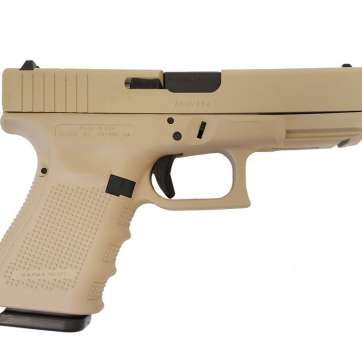 Glock 19 Gen 4 9mm Pistol (Desert Tan) – UG1950203DS