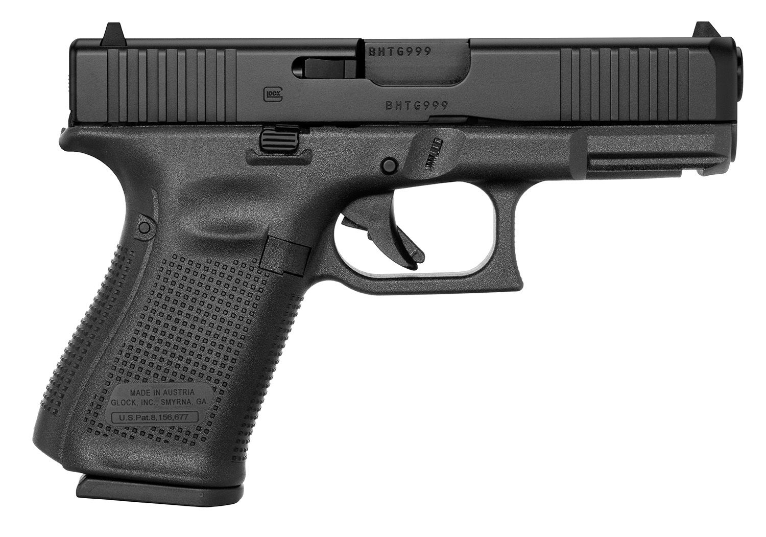 Glock G19 Gen 5 9mm Pistol Black - PA195S203 | Buy Glock G19 Gen 5 9mm Pistol Black - PA195S203