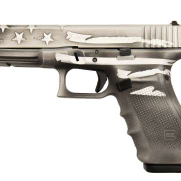 Glock 20 Gen4 FS 10mm Pistol Battleship Gray Distr. Flag – PG2050204