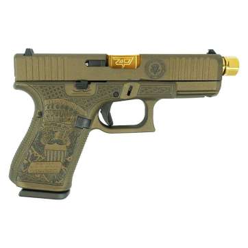Glock 19 Gen 5 FS Trump 9mm 4.6″ 15rd Pistol FDE – PA195S203T