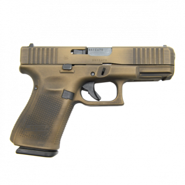 Glock 19 Gen 5 9mm Pistol 4.02″ 15rd Battleworn FDE