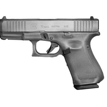 Glock 19 Gen 5 9mm Pistol 4.02″ 15rd Battleworn Gray – PA195S203GBW
