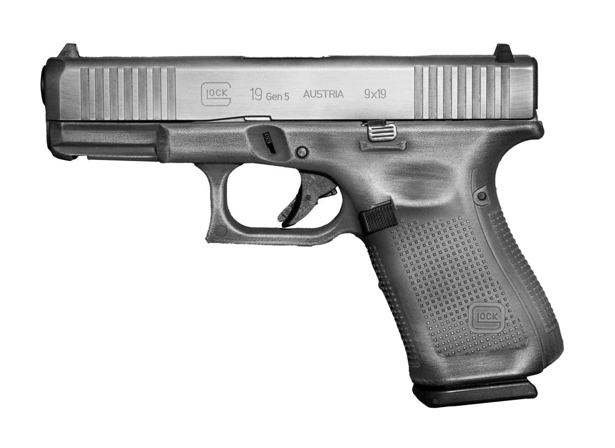 Glock G19 Gen 3 9mm 4.02" 15rd Pistol Battleworn Gray - PI1950203GBW | Buy Glock G19 Gen 3 9mm 4.02" 15rd Pistol Battleworn Gray - PI1950203GBW