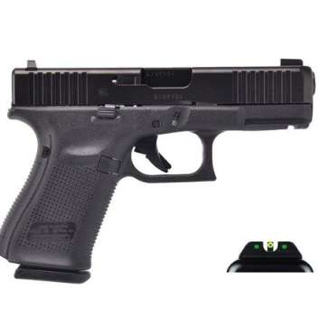 Glock 19 Gen 5 9mm Pistol 4.02″ 15rd Black – PA195S303UCA
