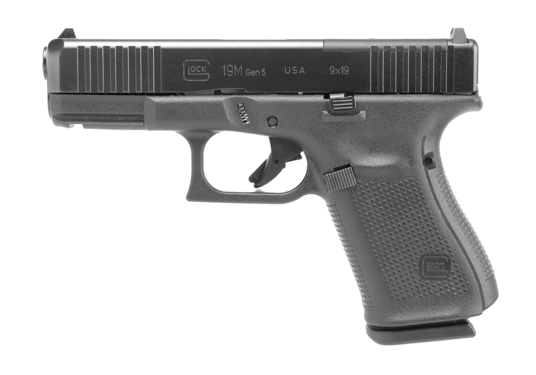 Glock G19M MOS Gen 5 9mm 15rd 4" Pistol Black - UMA195S203MOS | Buy Glock G19M MOS Gen 5 9mm 15rd 4" Pistol Black - UMA195S203MOS