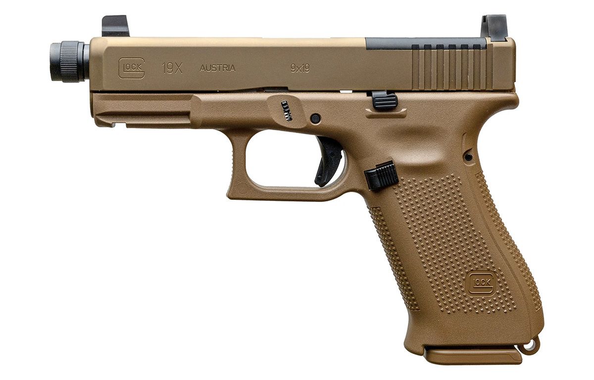 Glock 19x MOS 9mm 4.52" 19rd Pistol, Coyote - PX1950S03MOSTB | Buy Glock 19x MOS 9mm 4.52" 19rd Pistol, Coyote - PX1950S03MOSTB