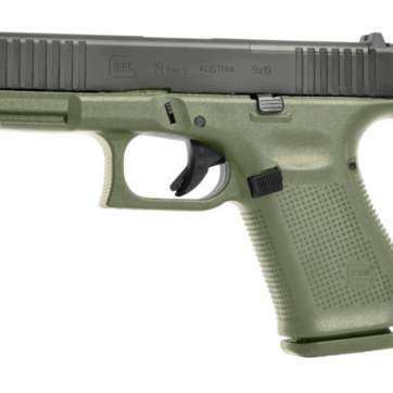 Glock G19 Gen 5 MOS 9mm 4″ 15rd Pistol BattleField Green – UA195S203MOSBFG