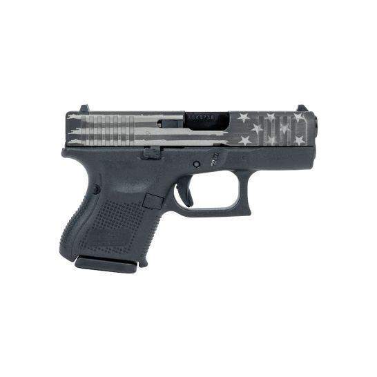 Glock G26 Gen5 9mm 3.43" 10rd Pistol, Elite Titanium Battle Flag - UA265S201ETBF | Buy Glock G26 Gen5 9mm 3.43" 10rd Pistol, Elite Titanium Battle Flag - UA265S201ETBF