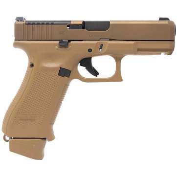 Glock 19X MOS 9mm 4.52″ 19rd Pistol, Coyote Brown – PX1950703MOS