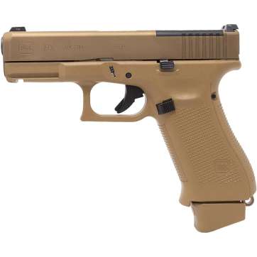 Glock 19X MOS 9mm 4.52″ 19rd Pistol, Coyote Brown – PX1950703MOS