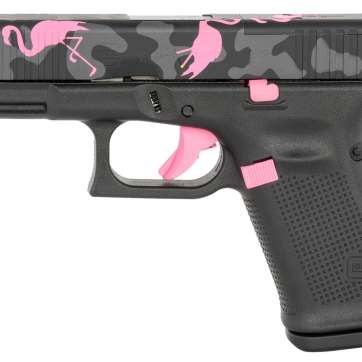 Glock G19 Gen 5 MOS Miami Mingo 9mm 4.02″ 15rd Pistol Black/Pink