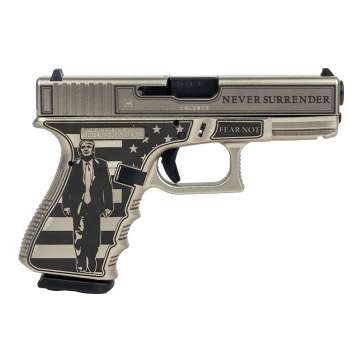 Glock G19 Gen 3 4″ 9mm Trump Fight Pistol 15rd – PI1950203TF19