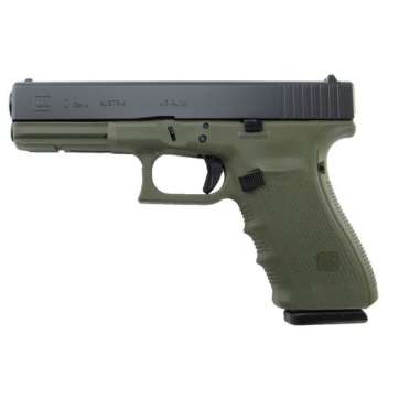 Glock G21 Gen4 .45 ACP Pistol, Battlefield Green