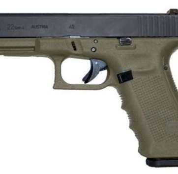Glock 22 Gen4, .40 S&W Pistol Battlefield Green – PG2250203BFG