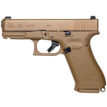 Glock 19X Gen5 9mm Pistol, Flat Dark Earth – PX1950703