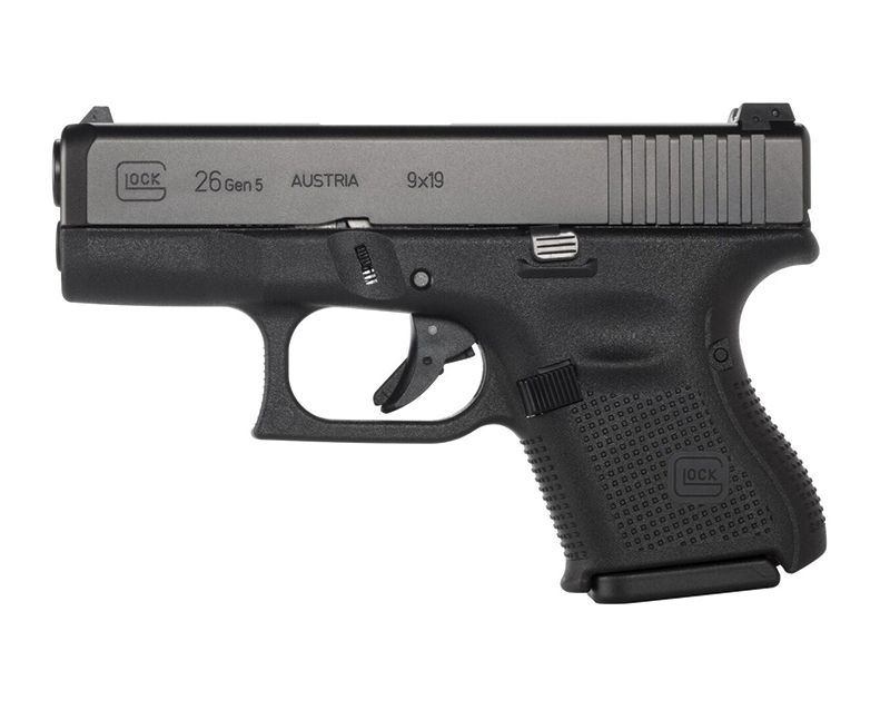 Glock 26 Gen5 9mm Pistol w/ AmeriGlo Night Sights, Black - PA2650301AB | buy Glock 26 Gen5 9mm Pistol w/ AmeriGlo Night Sights, Black - PA2650301AB