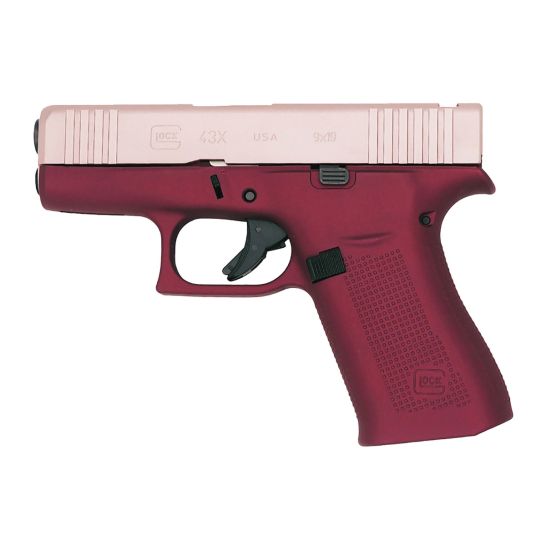 Glock G43X MOS 9mm 3.41" 10rd Pistol, Happy Hour Cerakote | Buy Glock G43X MOS 9mm 3.41" 10rd Pistol, Happy Hour Cerakote