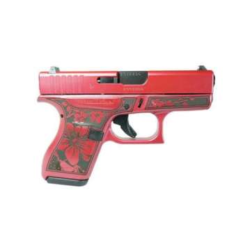 Glock G42 Gen 4 Custom Cherry Blossom Medusa Pink Subcompact .380 ACP 3.25″ 6rds, Medusa Pink