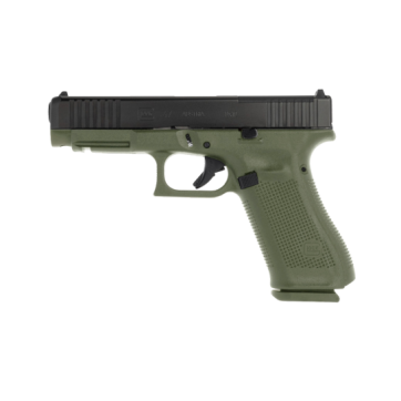 Glock G45 MOS Gen5 9mm 4″ 17rd Pistol, Battlefield Green – UA455S203MOSBFG