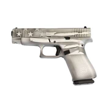 Glock 48 FS 9mm Pistol, Gray Distressed Flag – PA4850204