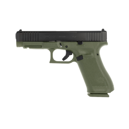 Glock G45 MOS Gen5 9mm 4" 17rd Pistol, Battlefield Green - UA455S203MOSBFG | Buy Glock G45 MOS Gen5 9mm 4" 17rd Pistol, Battlefield Green - UA455S203MOSBFG