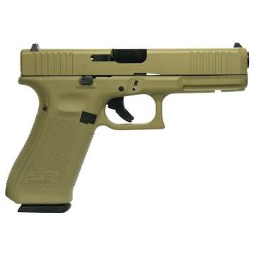 Glock G17 Gen 5 Custom FDE Standard 9mm 4.49″ 17rds Flat Dark Earth