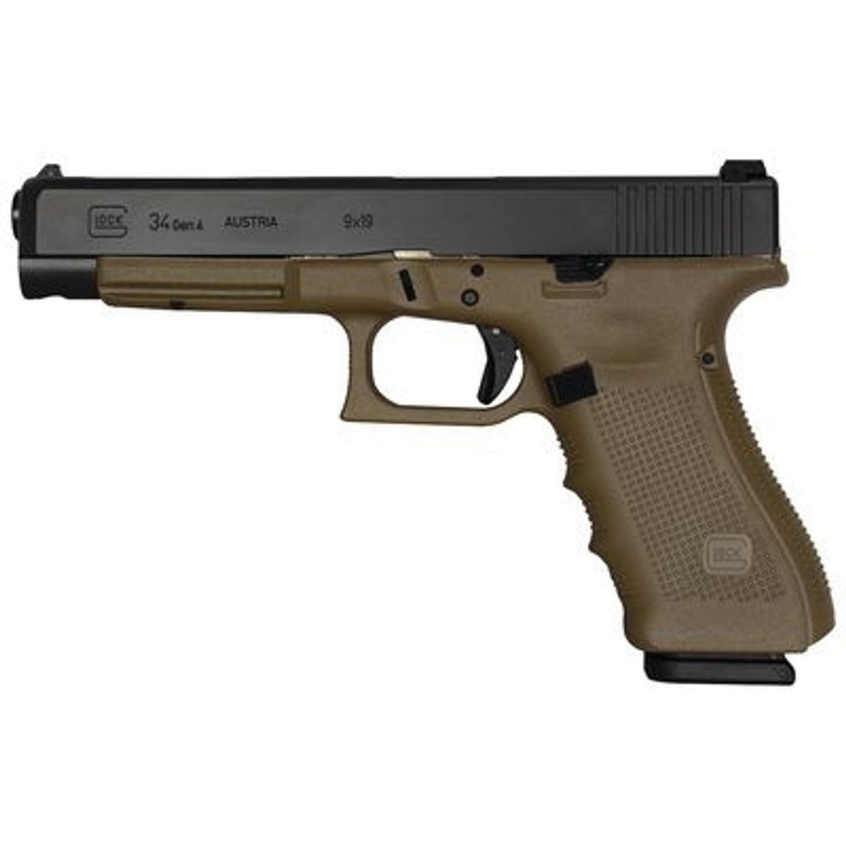Glock G34 Gen 4 MOS Competition 9mm 5.31" 17rds OD Green | Buy Glock G34 Gen 4 MOS Competition 9mm 5.31" 17rds OD Green