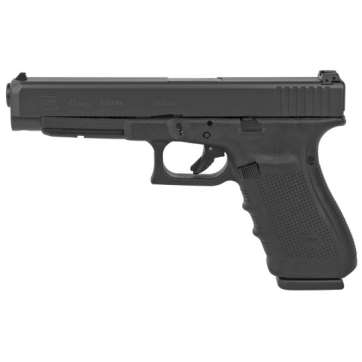 Glock 41 .45 ACP Pistol, 5.31″ Barrel, Adjustable Sights, Black – PG4130101