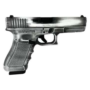 Glock G17 Gen 3 Custom Destressed White Standard 9mm 4.49″ 17rds Distressed White