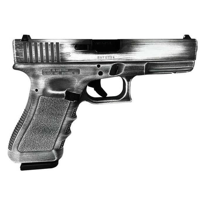 Glock G17 Gen 3 Custom Destressed White Standard 9mm 4.49" 17rds Distressed White | Buy Glock G17 Gen 3 Custom Destressed White Standard 9mm 4.49" 17rds Distressed White