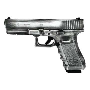 Glock G17 Gen 3 Custom Destressed White Standard 9mm 4.49″ 17rds Distressed White