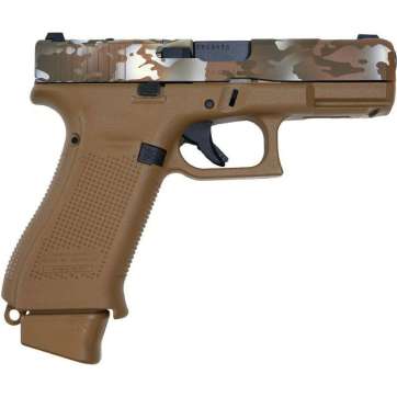 Glock G19X Gen 5 Brown Multicam Compact 9mm 4.02″ 17/19rds Brown