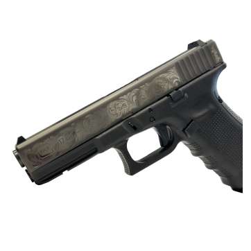 Glock 17 9mm Pistol 4.49″ Barrel Fixed Sights Black – 80577