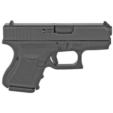 Glock G26 Gen 4 Subcompact 9mm 3.43″ 10rds, Black