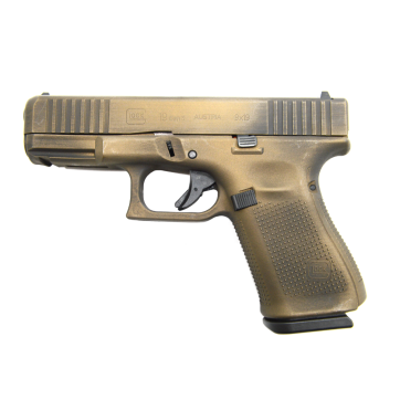 Glock 19 Gen5 4″ 9mm Pistol Battleworn Burnt Bronze 15rd – PA195S204-BBBW