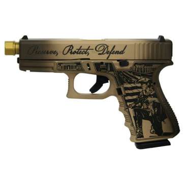 Glock 19 Gen 3 Constitution 9mm Pistol Laser Engraved – PI19502CS