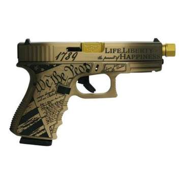Glock 19 Gen 3 Constitution 9mm Pistol Laser Engraved – PI19502CS