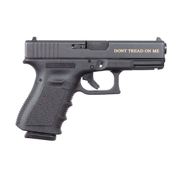 Glock 19 Gen 3 Gadsden 9mm Pistol Black - DAV-12411 | Buy Glock 19 Gen 3 Gadsden 9mm Pistol Black - DAV-12411