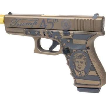 Glock 19 Gen 3 Trump 9mm Pistol Burnt Bronze – UI19502T