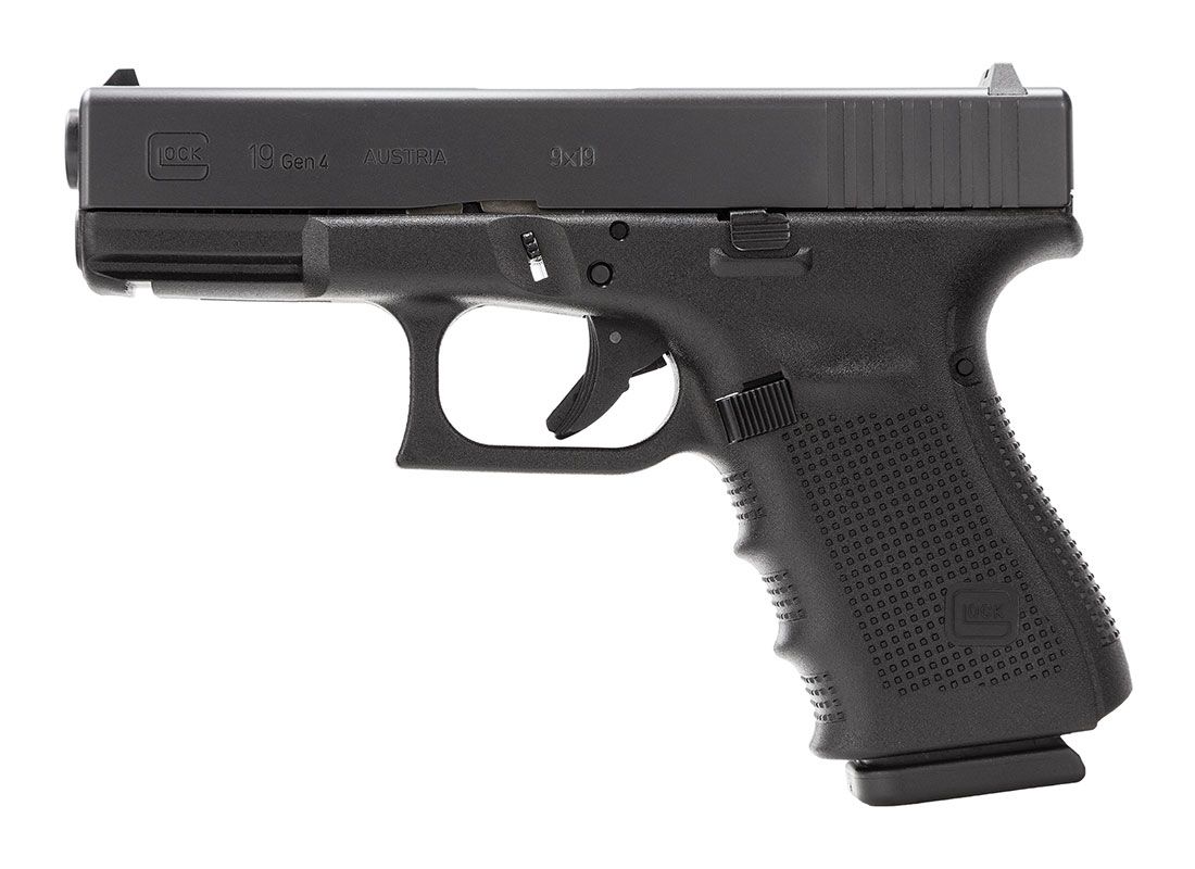 Glock 19 Gen 4 10 Round 9mm Pistol Black - UG1950201 | Buy Glock 19 Gen 4 10 Round 9mm Pistol Black - UG1950201