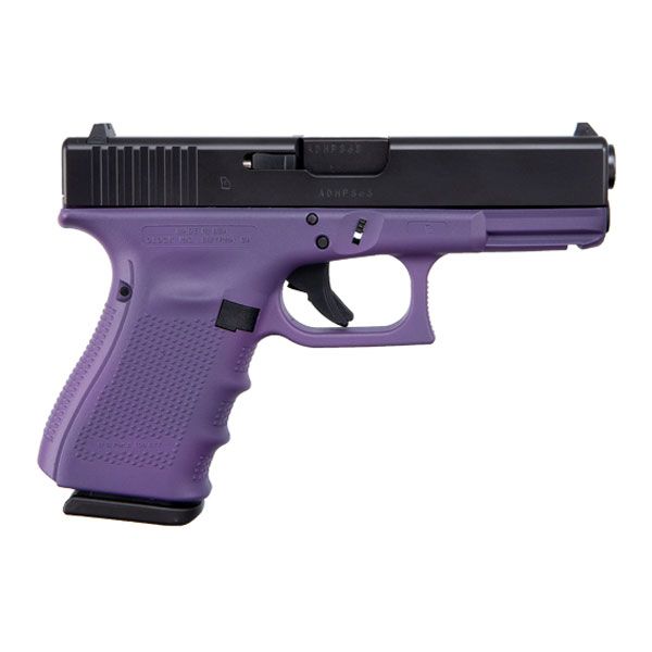 Glock 19 Gen 4 9mm Pistol Purple/Black - ACG-00857 | Buy Glock 19 Gen 4 9mm Pistol Purple/Black - ACG-00857